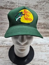 Bass Pro Shops Hat Outdoor Fishing Baseball Trucker Mesh Cap Adjustable SnapBack