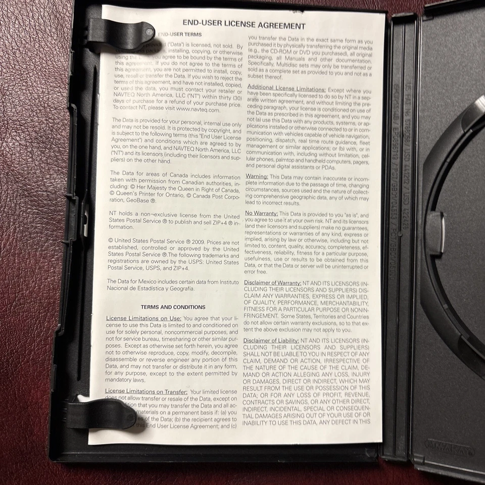 3w0 919 859 be 2012-2015 Bentley GTC GT Continental Navigation DVD & case - Image 3 of 4