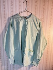 Uniform Advantage Scrub Jacket, Size Small, Light Green, 2 Front Pockets