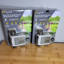 Orbit B hyve XD Bluetooth Hose Faucet Timer Automatic Water Sprinkler 2 Pack