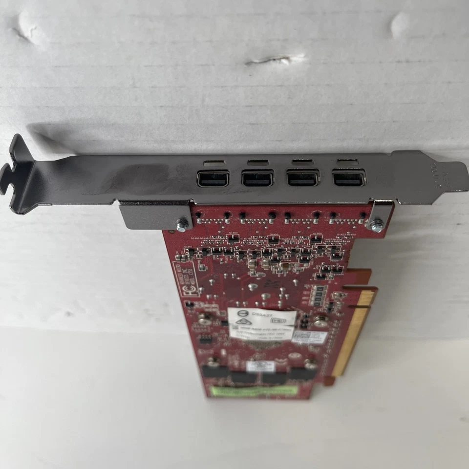 AMD FirePro W4100 2GB GDDR4 Low Profile Bracket 4x MINI DisplayPort. - Image 3 of 3