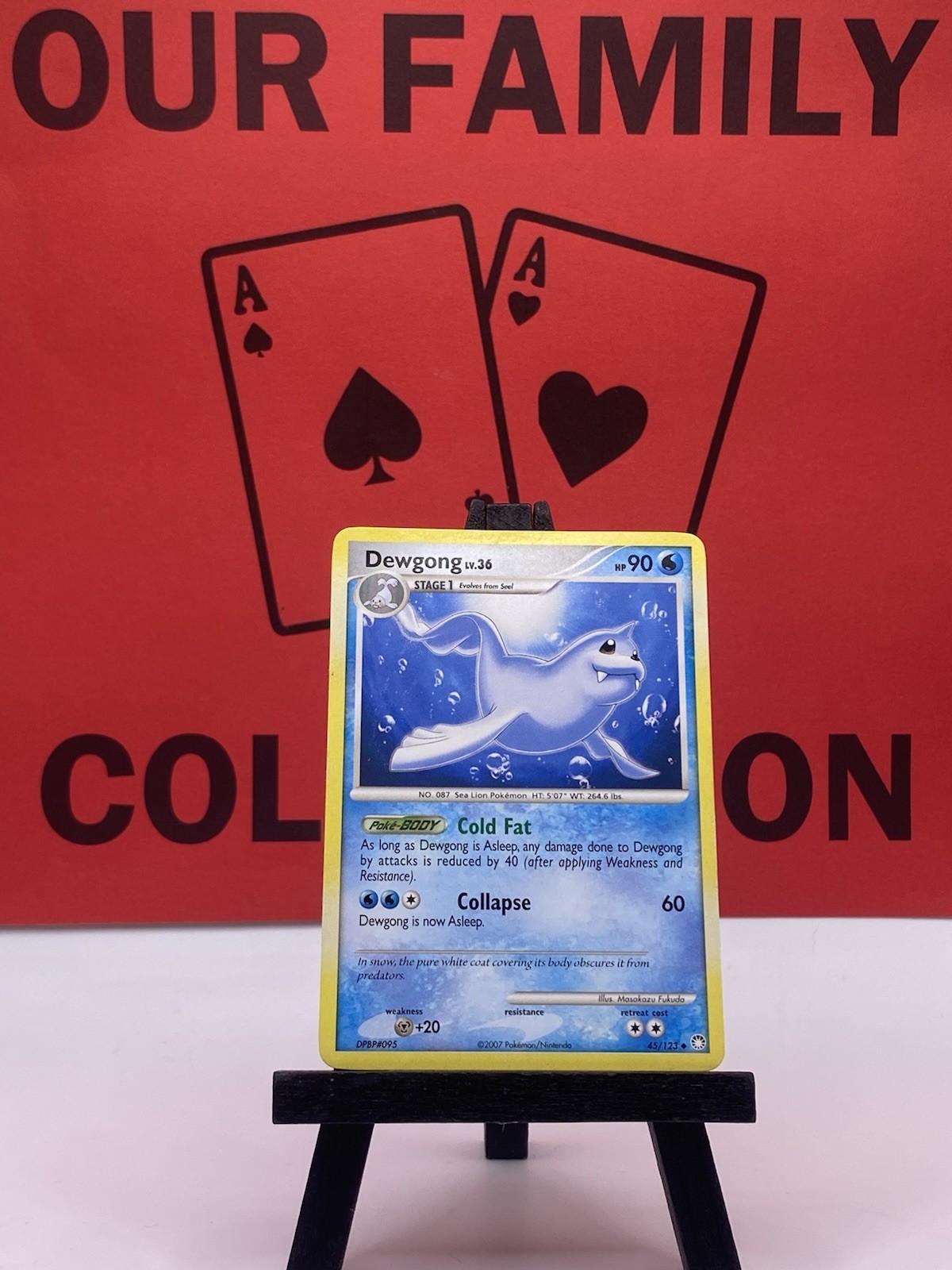 Dewgong 45/123 Mysterious Treasures Regular Uncommon Pokemon TCG 2007 LP