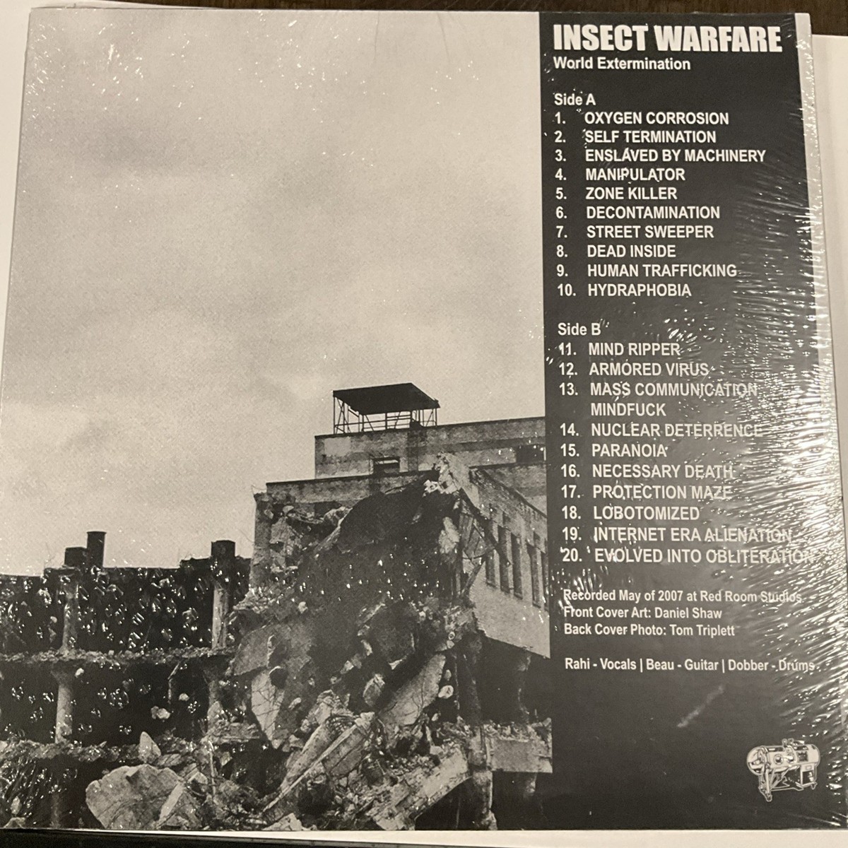 Insect Warfare World Extermination レコード Insect Warfare - World Extermination LP 2021 Iron Lung Records