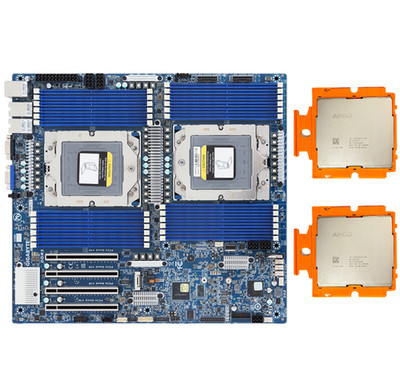Gigabyte MZ73-LM0（rev 3.x）With 2x AMD EPYC 9845 QS 160 Cores  2.0-3.7GHz CPU