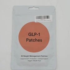 GLP-1 Patches L Glutamine Berberine Chromium Pomegranate & Cinnamon - 30 Count 
