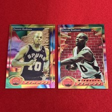 1994 Topps Finest Dennis Rodman #173 & Midwest’s Finest #113