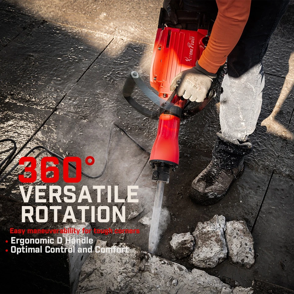 XtremepowerUS 2200W 电动拆解千斤顶凿子和含点位 — 第 4/4 张图片