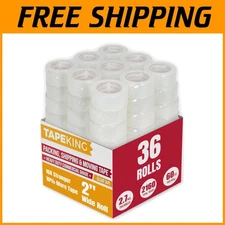 Clear Packing Tape 36 Rolls 60 Yards 2.7mil Strong Adhesive
