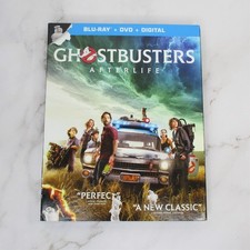 Ghostbusters Afterlife (Blu-Ray DVD Digital Combo 2022) Paul Rudd Tested EUC