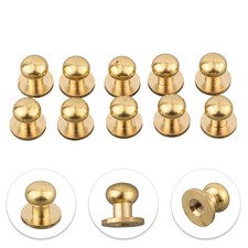 Gold Drawer Knobs 10 Pack for mini Size for Jewelry Boxes and Furniture Doors