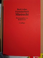 Beck'sches Formularbuch Mietrecht 5. Auflage