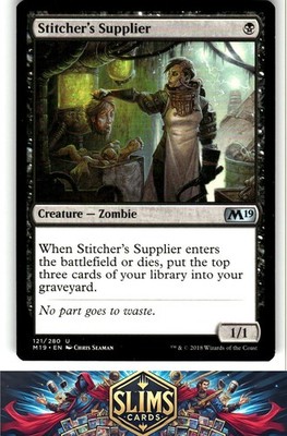 Magic the Gathering MTG Core Set 2019 Stitcher's Supplier #121 Buy 2 Get 1