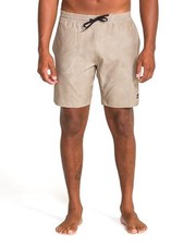 Volcom Tie Town EW Drawstring Shorts Mens S Khaki True To This Stretch NEW