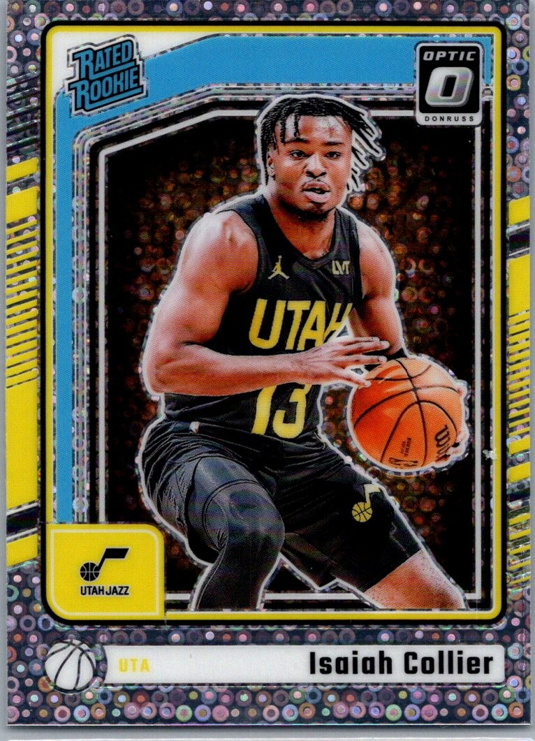 2024-25 Donruss Optic #295 Isaiah Collier Fast Break Holo