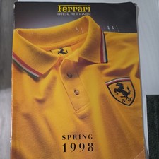FCA OFFICIAL MERCHANDISE, SPRING, 1998 CATALOG - Ferrari Vintage Car Literature