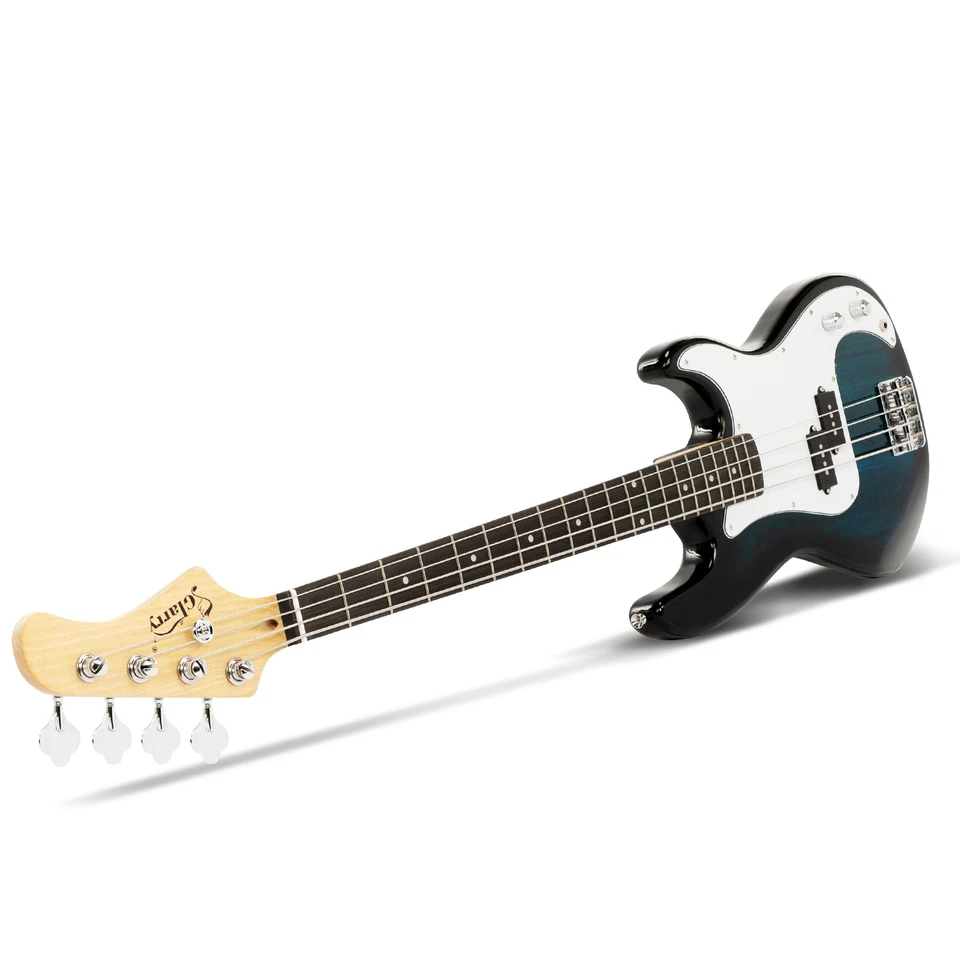 Glarry 4 Strings Full Size GP Electric Bass Guitar Bass School Band With 20W AMP