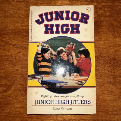 JUNIOR HIGH #1 JUNIOR HIGH JITTERS by Kate Kenyon 1986 Scholastic paperback B4