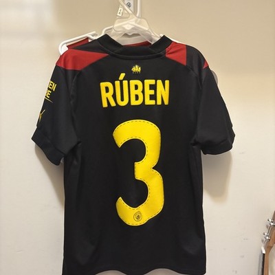 Manchester City Away Ruben Dias Number Three Jersey Size M 11-12