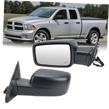 Left Driver Side Mirror Compatible with Ram 1500 Left Driver Side-6 Pins Black