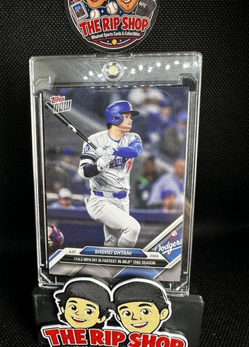 SHOHEI OHTANI 2024 Topps Now #128 Los Angeles Dodgers, PR: 3698 Baseball Card