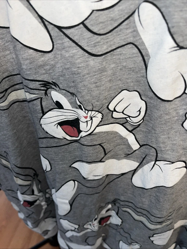 MENS DIVIDED BY H&M LOONEY TUNES BUGS BUNNY COLLECTION GRAY T-SHIRT SIZE Medium - Image 4 of 4