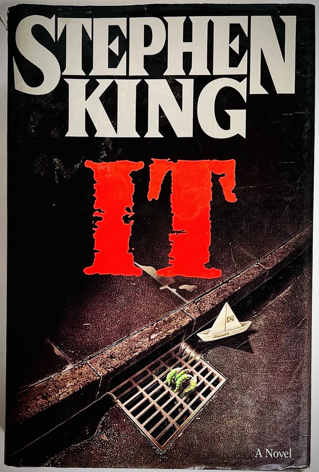 STEPHEN KING SIGNED 'IT' 1st Ed Rare Custom Sketch Art Signed By Skarsgård Curry