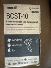 Inateck 2 in 1 Wireless Bluetooth USB Barcode Reader Scanner BCST-10