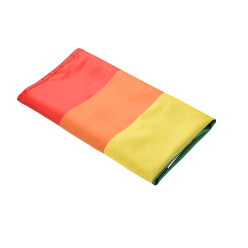 Bandiera arcobaleno 5x3 piedi Gay Pride lesbica LGBT striscione poliestere con occhielli confezione da 2 - Foto 4 di 7