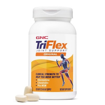 GNC TriFlex ORIGINAL, Gelenkstütze, Glucosamin, Chondroitin & MSM 120 Kapseln