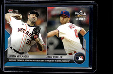 Justin Verlander, Zack Wheeler - 2022 MLB Topps Now #WSM-10 Blu 47/49 Parallelo