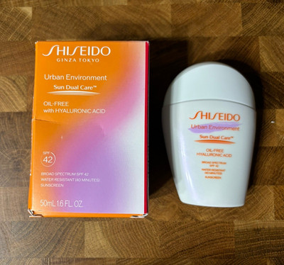 Shiseido Urban Environment Sun Dual Care SPF 42 Oil-Free Face Lotion 1.6 oz
