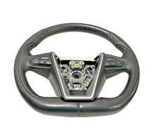 2017 Nissan Maxima Black Leather Steering Wheel Flat Bottom 484304RD1A OEM