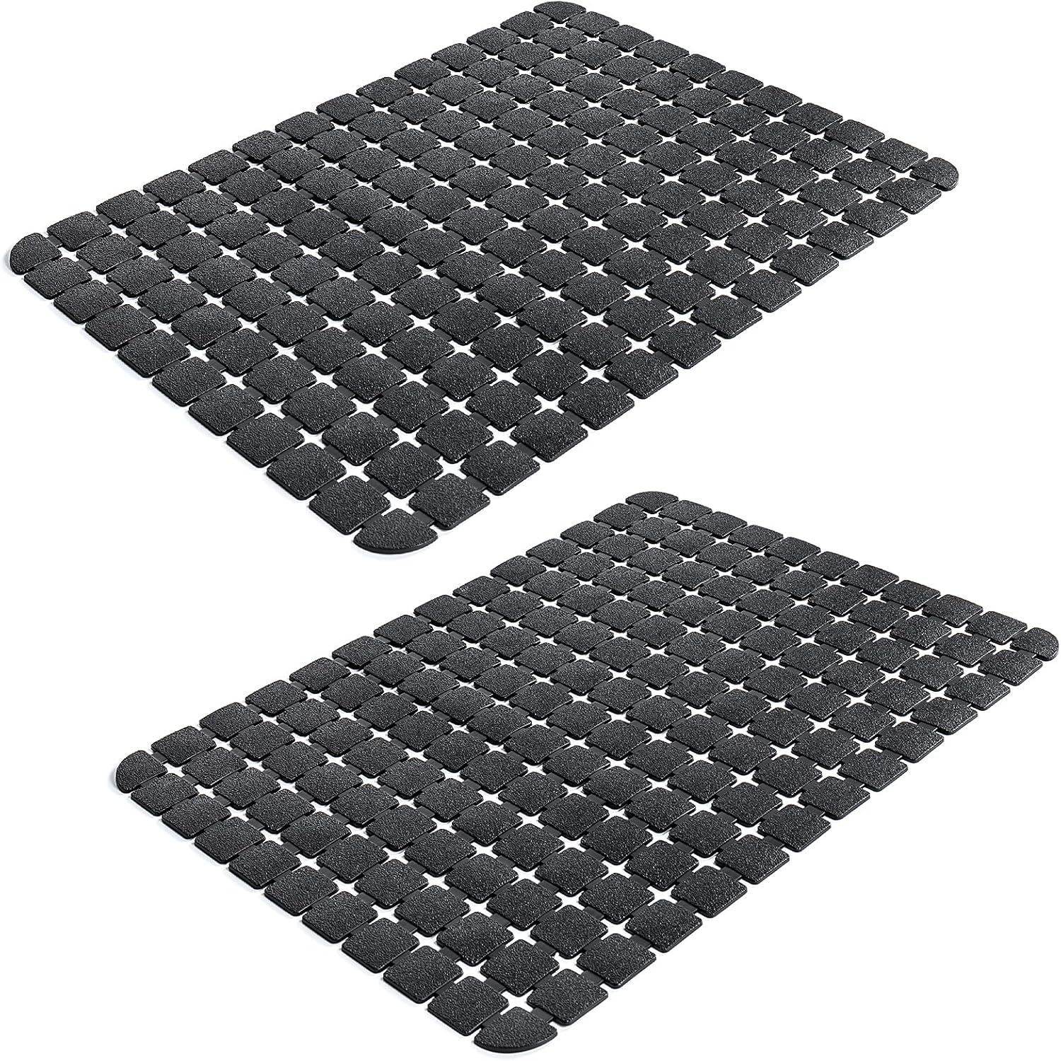 2-Pack Extra Large PVC Sink Protector Mats 15.7x11.8 Inch for Stainless Steel Sinks
