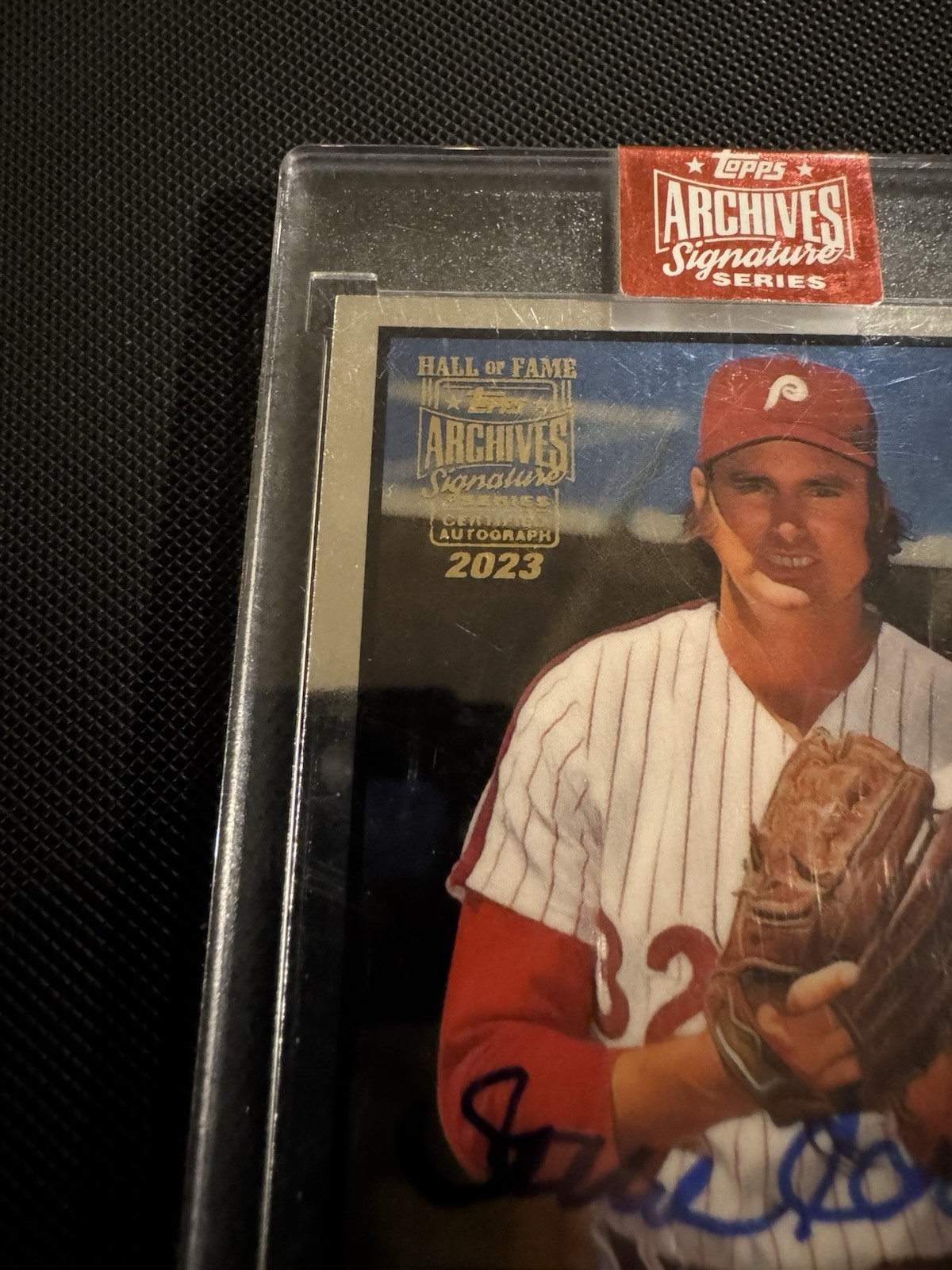 Steve Carlton 1/1 On-Card Auto Topps Archives Signature Series Phillies HOF view 5