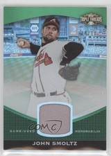 2011 Topps Triple Threads Unity Relic Emerald 14/18 John Smoltz HOF s7f