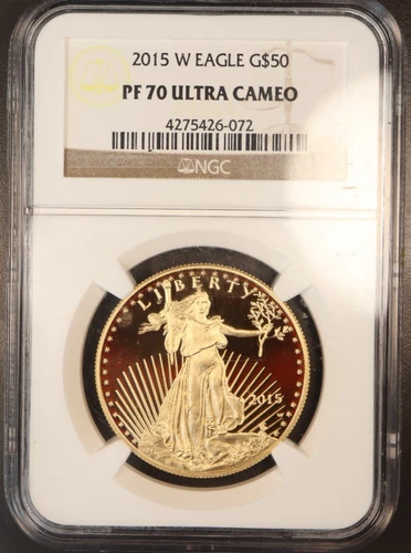 2015-W $50 American Gold Eagle - 1 Oz Gold PF70 UCAM NGC