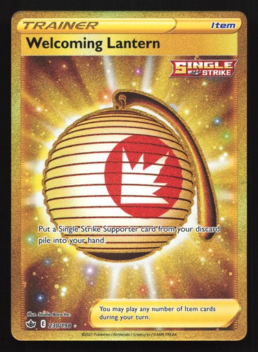 Welcoming Lantern 230/198 SWSH06: Chilling Reign Secret Rare Pokemon Card