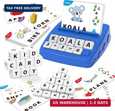 Montessori Matching Letter Games,Educational Toys for 3-8 Year Olds Boys Girls,A