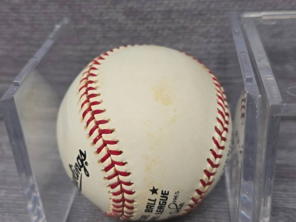 Steve Carlton Signed Autographed Baseball HOF 1994 OBNL - Image 4 of 4