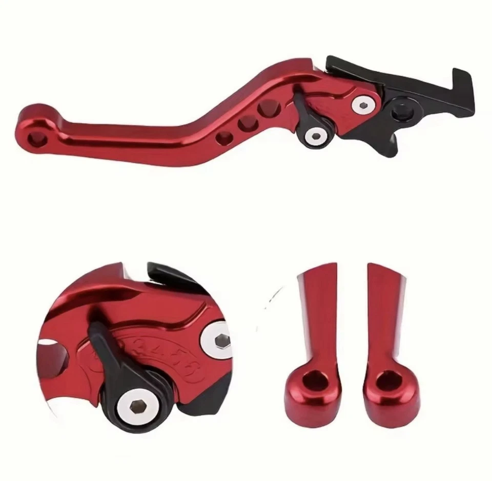 Leve Freno Doppio Disco In CNC Regolabili Per Scooter Universali Tutti i Colori - Image 4 of 4