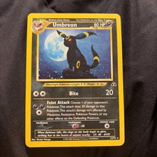 Umbreon 13/75 Neo Discovery Holo Rare 2001 English Pokémon TCG Card 80 HP