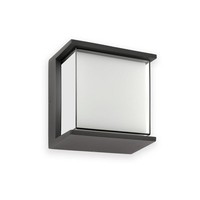 Outdoor LED Wandleuchte Hikari 10W, 3000K, IP65, Dunkelgrau