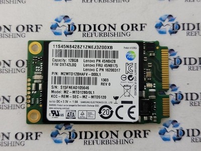 SAMSUNG 128GB mSATA SSD MZMTD128HAFV-000L1, Grade A+, SKU 26164