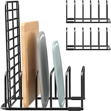 Cutting Board Organizer, [2-Pack] Cutting Board Holder Rack Baking Cookie Pan Sh