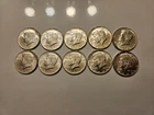 BEAUTIFUL Lot of 10 1964 90% SILVER Kennedy Half dollar Brilliant Uncirculated