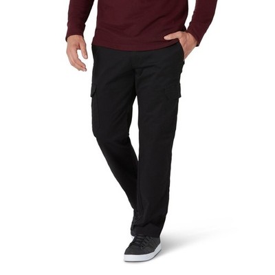 Lee Men's Extreme Motion Twill Cargo Pants Comfort Bottoms Work Buddy Black New
