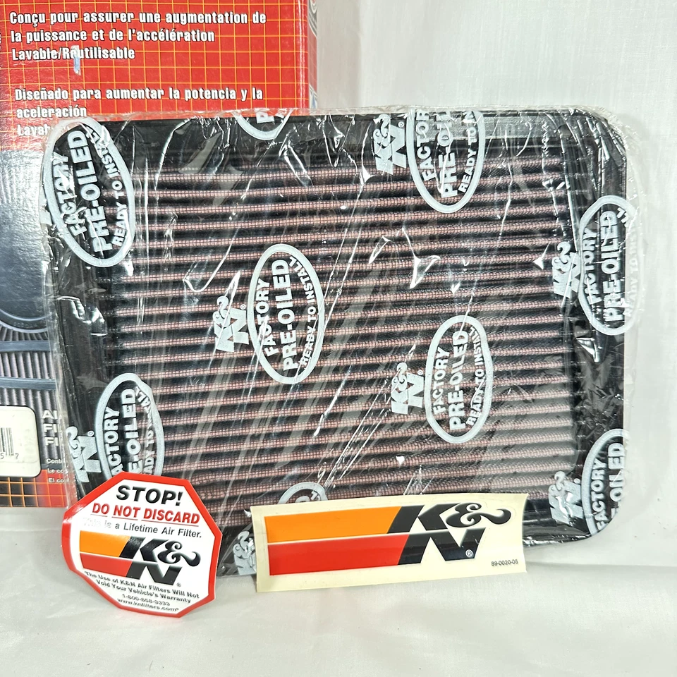 Novo em folha lacrado K & N Engineering 332072 filtro reutilizável - filtro de ar - Imagem 2 de 4