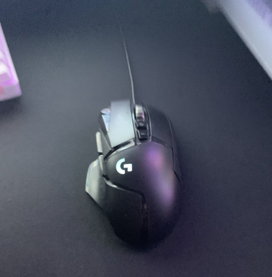 Logitech Gaming-Maus kabelgebunden USB mit LED-Beleuchtung, Schwarz