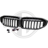 Frontgrill KüHlergrill Gitter Vorne Schwarz HochgläNzend FüR BMW 3Er G20