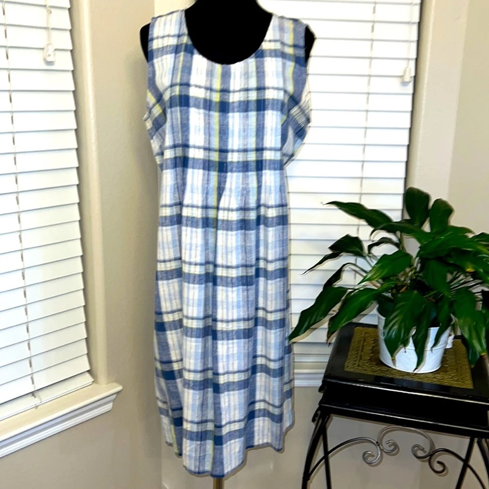 Vestido de lino Positive Attitude 14P Foto 2 de 3